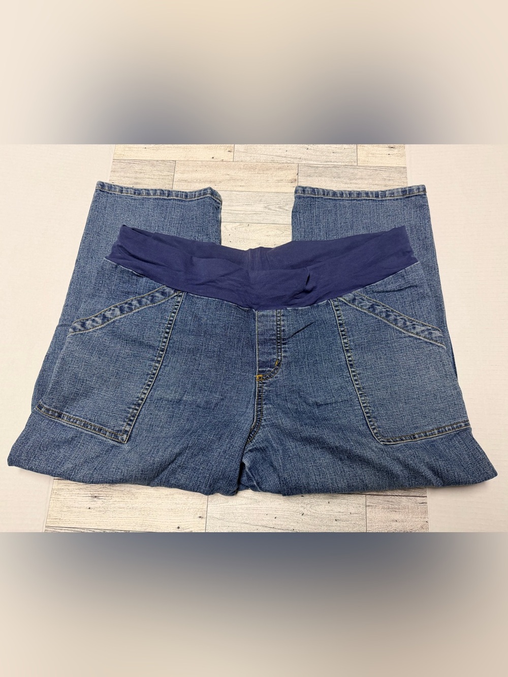 Duo Maternity Capri Jeans - Sz: L